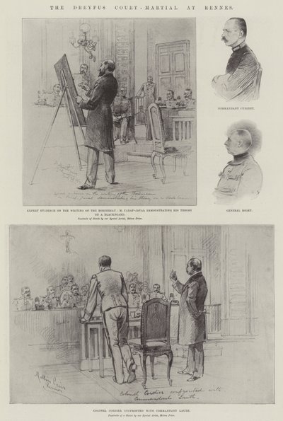 Le Conseil de Guerre de Dreyfus à Rennes - Melton Prior